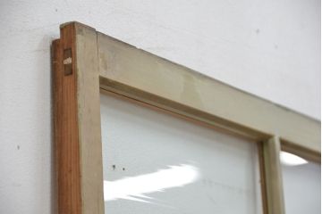 ★昭和レトロ　ペンキの剥げたガラス戸一枚(引き戸)