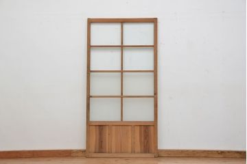 ★昭和レトロ　ペンキの剥げたガラス戸一枚(引き戸)