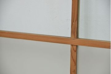 ★昭和レトロ　ペンキの剥げたガラス戸一枚(引き戸)