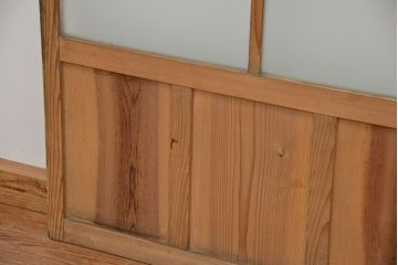 ★昭和レトロ　ペンキの剥げたガラス戸一枚(引き戸)
