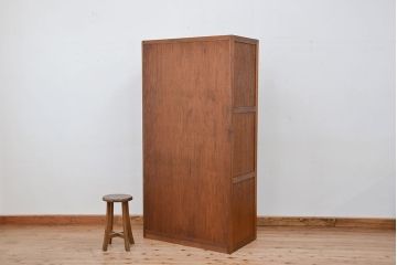 レトロ家具　昭和レトロ　1960年代シンプルなアンティーク三連ロッカー?