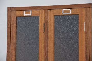 レトロ家具　昭和レトロ　1960年代シンプルなアンティーク三連ロッカー?