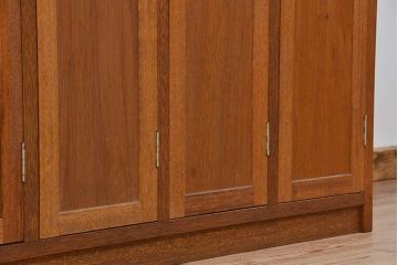 レトロ家具　昭和レトロ　1960年代シンプルなアンティーク四連ロッカー