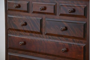 中古　北海道民芸家具チェスト(整理タンス、整理箪笥)定価24万円