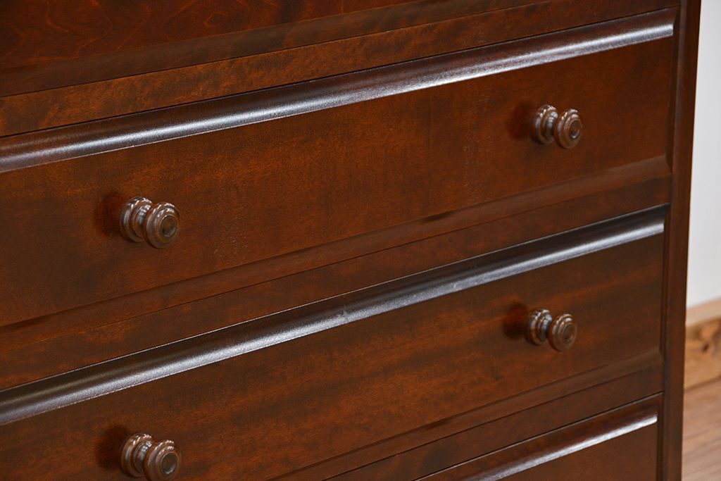 中古　北海道民芸家具チェスト(整理タンス、整理箪笥)定価24万円