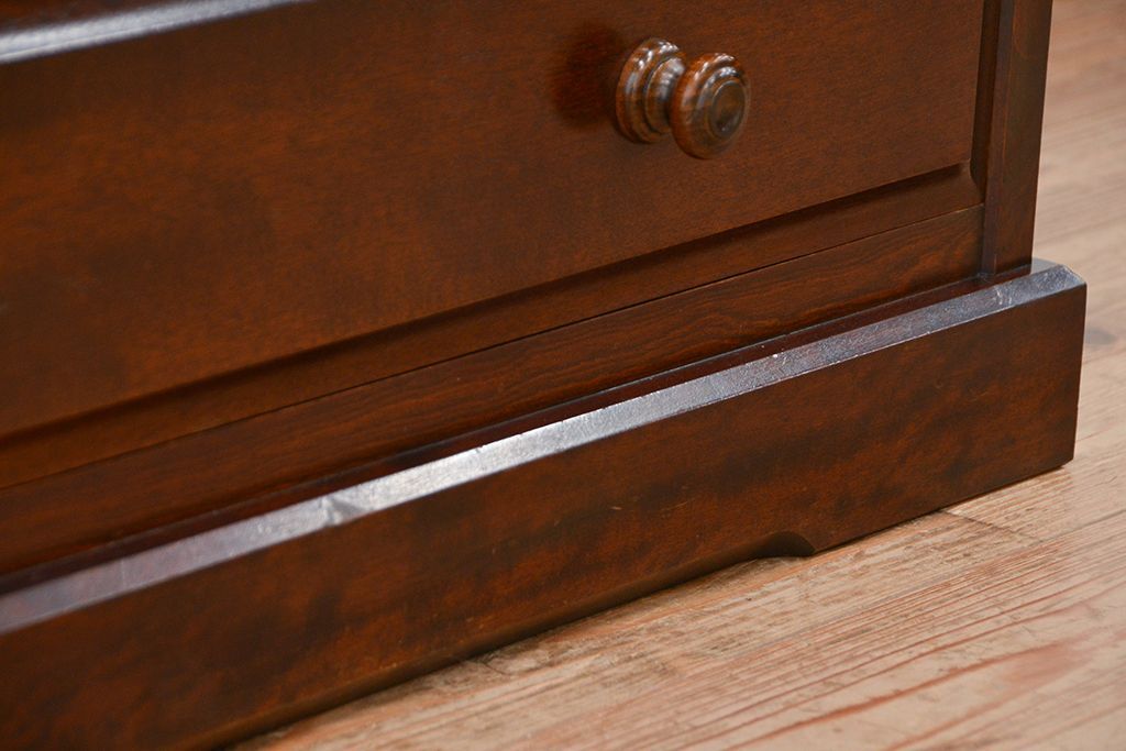 中古　北海道民芸家具チェスト(整理タンス、整理箪笥)定価24万円