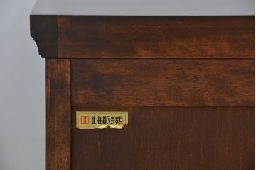 中古　北海道民芸家具チェスト(整理タンス、整理箪笥)定価24万円