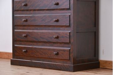 中古　北海道民芸家具　整理箪笥(チェスト、タンス)定価約24万円