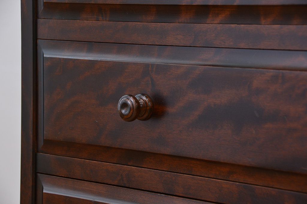 中古　北海道民芸家具　整理箪笥(チェスト、タンス)定価約24万円