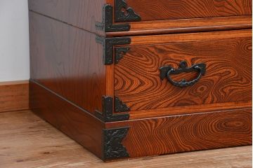 中古　伝統工芸　岩谷堂箪笥ワードローブ　定価約60万円(洋服タンス)