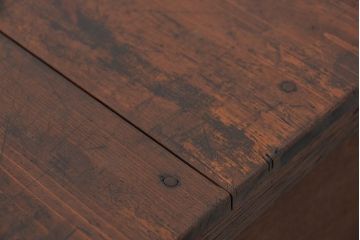 アンティーク家具　アンティーク　古い木の脚付き食器棚(収納棚)