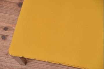 レトロ家具　昭和レトロ　古いナラ材の椅子(イス、チェア)