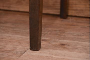 レトロ家具　昭和レトロ　古いナラ材の椅子(イス、チェア)