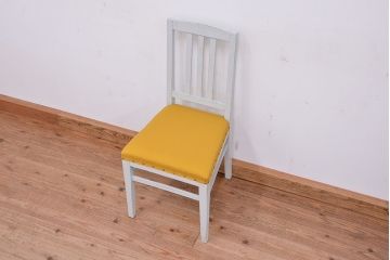 アンティーク家具　アンティーク　ペンキの剥げたシンプルな椅子(イス、チェア)