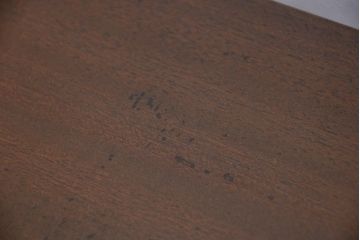 レトロ家具　昭和レトロ　小さなモールガラス収納棚