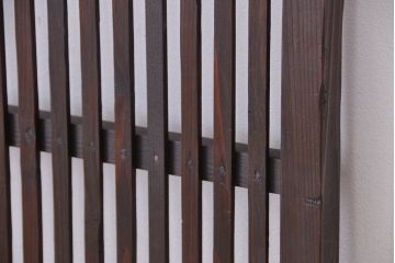 ★アンティーク　古い木の格子戸2枚セット