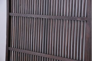 ★アンティーク　古い木の格子戸2枚セット