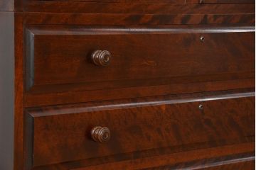 中古　北海道民芸家具　3段重ねチェスト、整理箪笥(定価約68万円)(整理タンス)