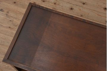 中古　北海道民芸家具　3段重ねチェスト、整理箪笥(定価約68万円)(整理タンス)