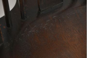 アンティーク家具　イギリスアンティーク　シックなダイニングチェア2脚セット(椅子、イス)