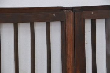 古民具・骨董　格子の入ったガラス引き戸4枚セット(窓、ガラス戸、書院戸)