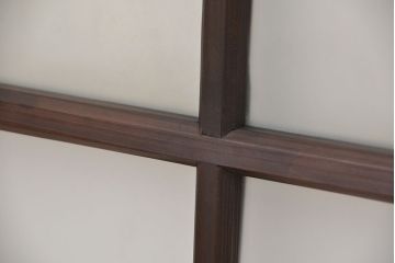 古民具・骨董　味のある小振りな引き戸4枚セット(窓、ガラス戸)