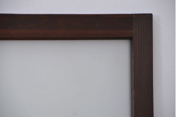 昭和レトロ　シックなガラス戸2枚セット(引き戸、建具、窓)