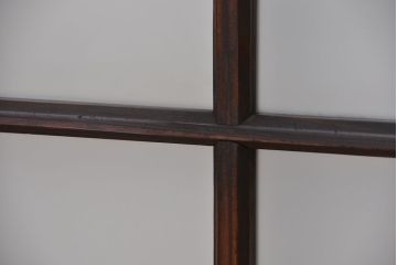 昭和レトロ　シックなガラス戸2枚セット(引き戸、建具、窓)