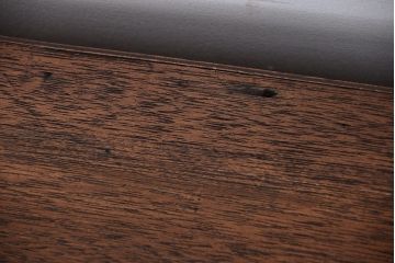 レトロ家具　昭和レトロ　古い木のシンプルな薄型飾り棚(7)(本棚)