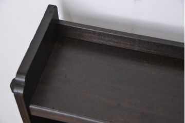 アンティーク家具　アンティーク　古い木のシックな楔本棚(飾り棚)