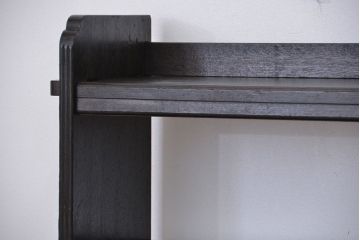 アンティーク家具　アンティーク　古い木のシックな楔本棚(飾り棚)