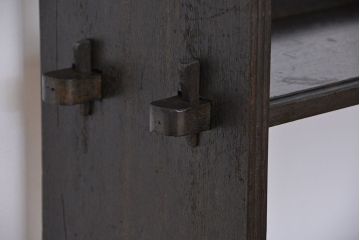 アンティーク家具　アンティーク　古い木のシックな楔本棚(飾り棚)