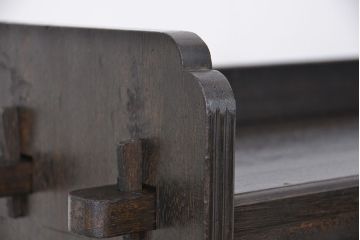 アンティーク家具　アンティーク　古い木のシックな楔本棚(飾り棚)