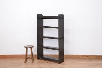 アンティーク家具　アンティーク　古い木のシックな楔本棚(飾り棚)