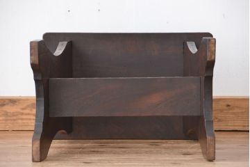 ビンテージ　中古軽井沢彫りスツール(椅子、チェア)