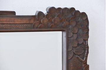 ビンテージ　中古 軽井沢彫りドレッサー(鏡台)