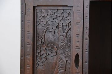 ビンテージ　中古 軽井沢彫りドレッサー(鏡台)