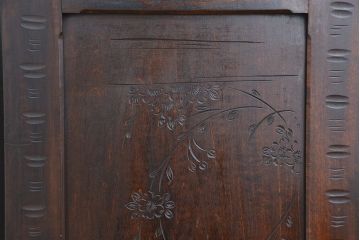 ビンテージ　中古 軽井沢彫りドレッサー(鏡台)