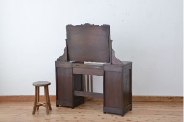 ビンテージ　中古 軽井沢彫りドレッサー(鏡台)