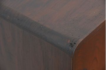 レトロ家具　昭和レトロ　二段重ね茶箪笥
