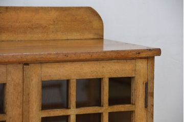 アンティーク家具　アンティーク　古いナラ材の上質な本箱(ブックケース、本棚)