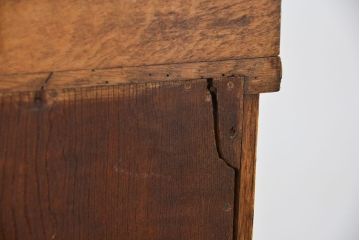 アンティーク家具　アンティーク　古いナラ材の上質な本箱(ブックケース、本棚)