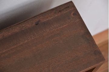 レトロ家具　昭和レトロ　シンプルなペイント薄型飾り棚(1)(本棚)