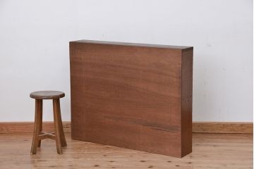 レトロ家具　昭和レトロ　シンプルなペイント薄型飾り棚(1)(本棚)