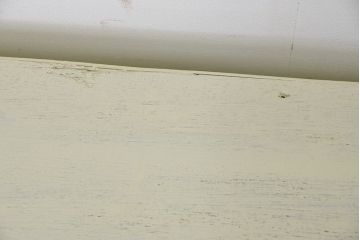 レトロ家具　昭和レトロ　シンプルなペイント薄型飾り棚(6)(本棚)