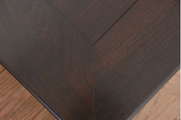 アンティーク家具　古民具・骨董　古い唐木材の大振りな座卓(テーブル、机)