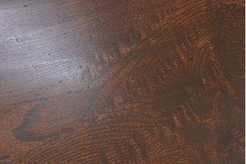アンティーク家具　アンティーク　古い栓材の丸ちゃぶ台(テーブル・机)