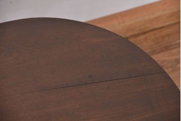 レトロ家具　昭和レトロ　小振りなカフェテーブル(ラウンドテーブル、コーヒーテーブル、サイドテーブル、センターテーブル)