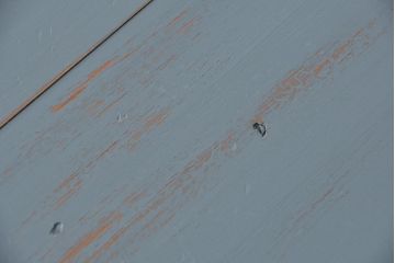 アンティーク家具　折り畳み式アンティークペイント丸テーブル(2)(机)