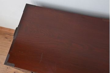 アンティーク家具　古民具・骨董　丸金具の上質な時代箪笥(2)(最上箪笥)